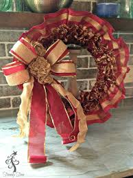 Ruffled Ribbon Wreath Tutorial Wreath Tutorial Ribbon Wreath Tutorial Ribbon Wreath