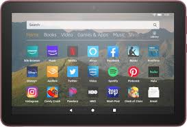 I know how to bypass the amazon app store and download the game, and i have a mobile hotspot thing so that (in theory) he can stay connected to wifi and use my cell phone data. Amazon Fire Hd 8 10th Generation 8 Tablet 64gb Plum B0839mzhbb Best Buy