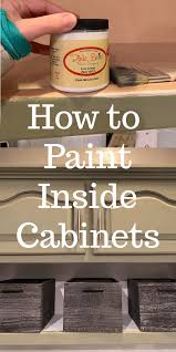 How To Paint Inside Kitchen Cabinets Let S Paint Furniture In 2020 Inside Kitchen Cabinets Paint Inside Cabinets Painting Kitchen Cabinets
