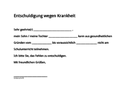 Kostenlose beispiele, vorlagen und mustermitteilungen. Schulkreis De Entschuldigung Fur Die Schule