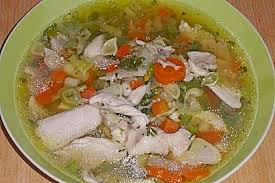 Huhnersuppe Mit Hahnchenschenkel Von Boto Chefkoch Huhnersuppe Hahnchenschenkel Rezept Hahnchen Schenkel