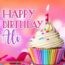 Explore and share the best happy birthday gifs and most popular animated gifs here on giphy. Happy Birthday Ali Lovely Animated Gif Download On Funimada Com