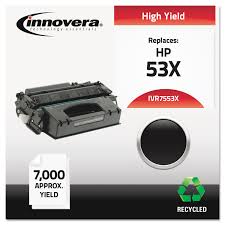 Mse q7553x remanufactured high yield toner cartridge for hp (hp 53x). Innovera Ivr7553x Remanufactured Q7553x 53x High Yield Toner Black