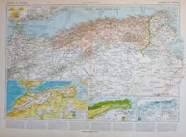 With so many moroccan holidays being about souks, seaside or the sahara, the atlas mountains are no longer being left out of the party. 1913 Map Algeria Tunisia Oran Alger Constantine Atlas Mountains Miliana Ebay
