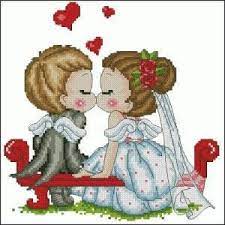 Browse by theme and level to find the design of your dreams! Cross Stitch Pattern Wedding Free Cross Stitch Patterns