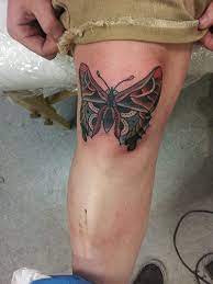 Butterfly Knee Tattoo Google Search Knee Tattoo Moth Tattoo Tattoos