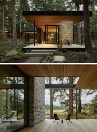 The Whidbey Island Farm Retreat Is Nestled Between Large Douglas Fir Trees Architecture Forest House Architecture House