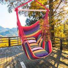 We did not find results for: Portable Hanging Hammock Chair Handmade Knitted Swing Chair Air Deluxe Cotton Canvas Sky Swing With 2 Pillows For Indoor Outdoor Home Bedroom Patio Porch Yard Deck Garden Rainbow Stripe Walmart Com