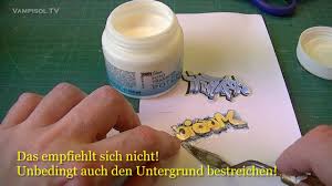 Graffities Auf Beton Mit Dem Foto Transfer Potch Youtube
