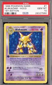 Limited edition of 2500 decks. 11 Alakazam Base Set 25 Most Valuable Most Expensive Pokemon Cards Pojo Com