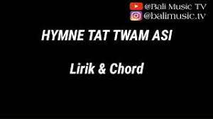 Kunci Gitar Hymne Tat Twam Asi Youtube