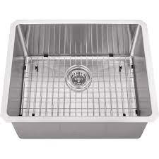 I have a new sink one week old that became scratched the first day. Platinum Sinks 23 X 19 16 Gauge Single Bowl Stainless Steel Undermount Sink With Strainer And Grid Bbqguys Stainless Steel Undermount Undermount Sink Sink