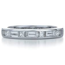 Wedding Band Princess And Baguette Diamond Wedding Ring Baguette Diamond Wedding Band Diamond Dress Ring Diamond Wedding Bands