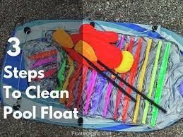 Rinse using a bucket of clean water or a hose, then set out to dry in the sun. Clean Your Pool Floats Like A Pro In 3 Simple Steps Floating Rafts