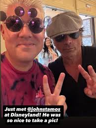 Musician Mark Hoppus from Blink 182 is at Disneyland #disneyland  #californiaadventure #blink182 #markhoppus #singer Last seen at the castle  at 7:15PM