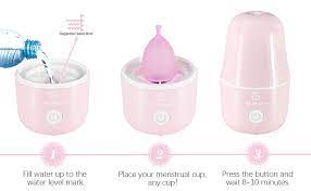 Daftar hp anti air terbaik (harga > rp5 jutaan). Amazon Com Rosa Rugosa Menstrual Cup Sterilizer Steamer Cleaner 3 In 1 For Cleans Dries And Stores Your Period Cup Auto Shut Off Leak Free Eliminates Up To 99 9 Health Personal Care