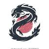 In all cases, dragon drawings represent power. 1