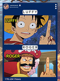 Roger and Luffy Reach Skypiea Years Apart