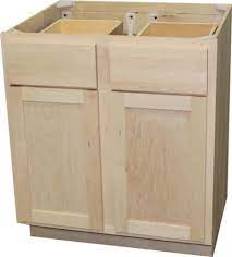 Hampton bay hampton medium oak raised panel stock assembled lazy susan corner base kitchen cabinet (28.5 in. Quality One Double Kitchen Base Cabinet At Menards