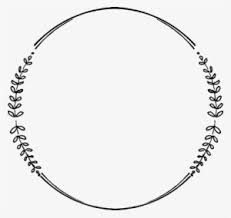 Hojas Black Circle Overlay Circulo De Flores Dibujo Flower Circle Circle Template Design