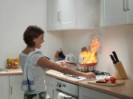 Kitchen lightbulb, bell, fried egg, beach ball, baseball bat, pencil, tape measure, 3 smoke alarms! Rules For Kitchen Safety And Health Lovetoknow