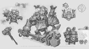 Allods Goblin Bosses Sokill Su Goblin Concept Art Characters Steampunk Mechanic