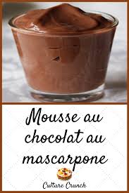 Mousse Au Chocolat Au Mascarpone La Recette Facile En 2020 Recette Gateaux Et Desserts Mousse Au Chocolat Facile