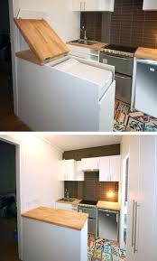 Vor Kurzem Haben Wir Von Ideen Gesprochen Wie Man Ein Kleines Badezimmer Am Besten Gestaltet Und Heute G En 2020 Cuisine De Petit Appartement Petit Stockage De Cuisine