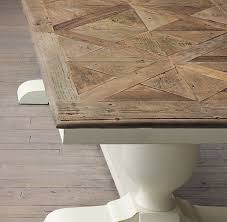 Baroque Parquet Rectangular Dining Table Rectangular Dining Table Table Top Design Dining Table