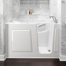 All american standard bathtubs can be shipped to you at home. American Standard Exclusive Series 60 In X 30 In Right Hand Walk In Whirlpool Tub With Quick Drain In White 3060 409 Wrw Pc The Home Depot Bathroom Solutions Soaking Bathtubs Whirlpool Tub