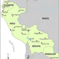 Chile vs paraguay live date: Map Of Study Sites In Ecuador Peru Bolivia And Paraguay Capitals Of Download Scientific Diagram