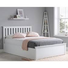 phoenix ottoman wooden small double bed in white furniture in fashion white bed frame bed frame with storage ottoman storage bed