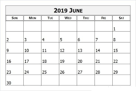 June Calendar 2019 Printable Pdf Word Template Free June 2019 Calendar Calendar 2019 Printable Calendar Word