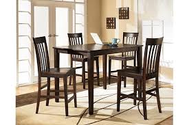 Hyland Counter Height Dining Room Table And Barstools Set Of 5 Dinette Sets Dining Room Sets Counter Height Dining Room Tables