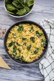 Jollof couscous recipe is very easy to put together, and it can serve as a lunch or dinner. Parmesan Spinach Couscous I Heart Vegetables