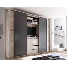 Eine detaillierte beurteilung zwischen verschiedenen schrank mit tv fach ist für uninformierte käufer extrem kompliziert. Schwebeturenschrank Cinema Schrank Kleiderschrank In Sandeiche Lava Mit Tv Fach Mobel Wohne Schlafzimmer Eingebaut Schlafzimmer Design Schlafzimmer Schrank