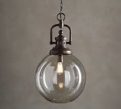 Duke Oversized Indoor Outdoor Recycled Glass Pendant Potterybarn Outdoor Pendant Lighting Lantern Pendant Lighting Porch Lighting