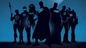 Justice League Wallpaper Silhouette Of Justice League Wallpaper Minimalism Artwork Supe Superhero Silhouette Dc Comics Wallpaper Justice League Superheroes