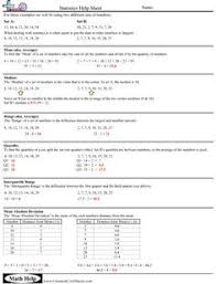 Statistics Cheat Sheet College Math Statistics Math Statistics Cheat Sheet