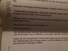 Bei der beantragung von wohlgeld, vom neuen vermieter, . Hartz 4 Beantragen Unterlagen