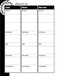 Depuis Longtemps J 39 Ai Comme Projet De Faire Un Planificateur Tout En Noir Et Blanc Enseignant Planificateur Journal De Classe Enseignant Journal De Classe