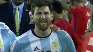 He's played in two straight finals for his country, but lost the world cup final in argentina made a third straight final at the 2016 copa america centenario, and once again, it went to penalties against chile. Lionel Messi Cries After Losing The 2016 Copa America Final Youtube