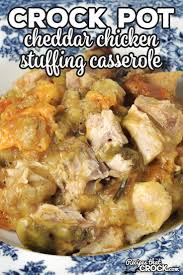 And this chicken stuffing casserole totally does that for you. Cheddar Crock Pot Chicken Stuffing Casserole Recipes That Crock