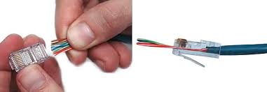 You can crimp an rj45 connector onto a 4 wire cable though. How To Easily Terminate Cables With An Rj45 Connector