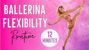 Cute little ballerina with long hair in a black tutu and pointe posing on a black background. 12 Minute Ballerina Flexibility Routine Best Ballet Stretches Youtube