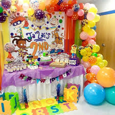 2nd Birthday Birthday Theme Ideas For Baby Boy Party Features L Party Ideas On Instagram Round 1 Rugrats Themed Banner 1st Birthday Party Themes 2nd Birthday Party Themes Twin Birthday Parties