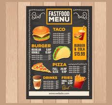 make professional menu design price list and comparison chart