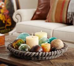Georgina Small Round Tray Pottery Barn Decor Coffee Table Tray Table Top Decor