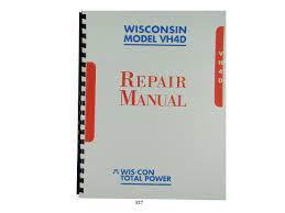 Wisconsin vg4d engine distributor ignition wires, cylinder numbers, firing order, new holland l35. Wisconsin Vh4d Vh4 Engine Repair Manual Wisconsin Engines Amazon Com Books