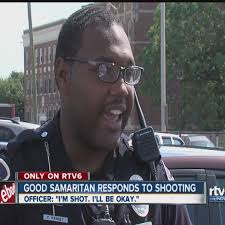 Good Samaritan rushed toward shot IMPD officer